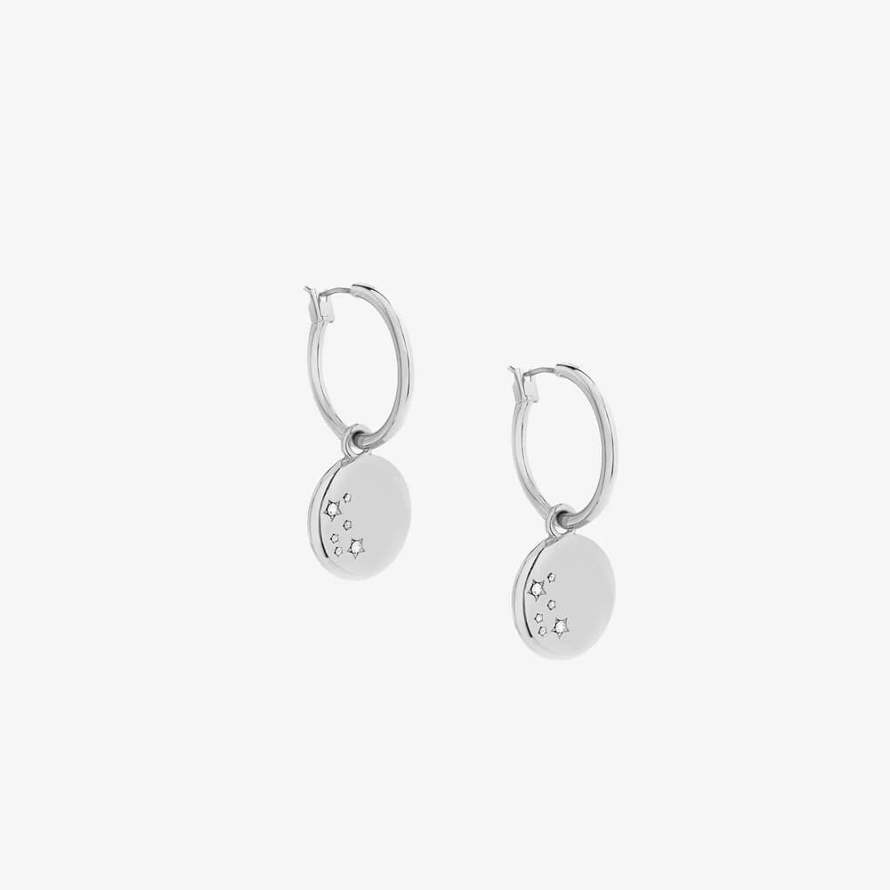 Mint Velvet Silver Tone Starburst Earrings Jarrolds, Norwich